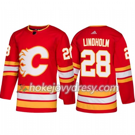 Pánské Hokejový Dres Calgary Flames Elias Lindholm 28 Alternate 2018-2019 Adidas Authentic